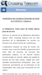 Mobile Screenshot of crossingtel.lu